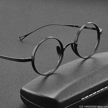 Nobrand 가벼운 작은안경 원형 안경테 존레논안경