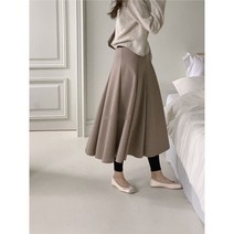한번에 편한 롱치마레깅스 밴딩 치랭스 겨울 체형커버 롱스커트