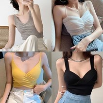 오너클랜 여름 여성 크롭 끈나시 캡나시 브라탑 모음