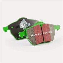 EBC 브레이크 DP21610 Greenstuff 2000 시리즈 스포츠 브레이크 패드, 단일옵션
