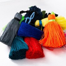 (P-60) 대형 왕 태슬 타슬 테슬 키링 백참 만들기 마크라메 부자재, 11.레몬