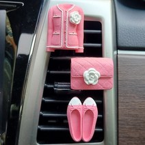 다사가 명품 여성 차량용 석고 방향제 송풍구 클립, 한라산피톤치트, 자켓, 블랙, 1개