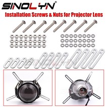 호환 자동차 부품 부속품 Sinolyn-헤드 라이트 개조 도구 어댑터 프레임 Koito Q5 Hella 3R 프로젝터 나사, 한개옵션1, 한개옵션0