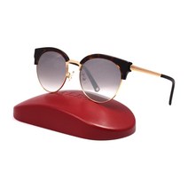 발리 BY7068K 남여공용 라운드 하금테 미러 선글라스