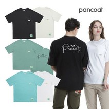 [팬콧] Pancoat 007백로고 마운틴 반팔티셔츠 _오버핏