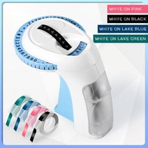 네임스티커기계 스티커 라벨기 휴대용 3D 점자 라벨 기계 레터링 양각 라벨러 6 롤 테이프 가정용 DIY 공예 쉬운 사용 124417, 1 Printer 4 Tapes 4, 5.1 Printer 4 Tapes 4