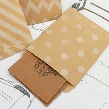크래프트봉투 청첩장 경조사 미니 종이봉투 페이퍼백 10p, 본상품선택, 도트봉투 055140DC