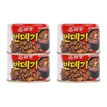 삼포 번데기 130g 번데기통조림, 4개