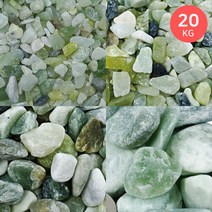 마이플랜트 [마이플랜트]옥자갈 20kg 대포장 어항 돌 수경재배 전원주택 화단 마당 테라스 정원 인테리어 백자갈, 7호(30~35mm)