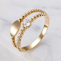 골드앤 14K 일립스 반지