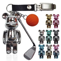 곰프로 골프 퍼터키퍼 퍼터커버 홀더 집게, 실버