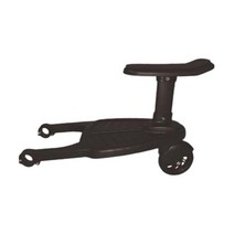 FCSHOP 2 In 1 유모차 보드 대부분의 유모차 브랜드를 위한 범용 유모차 보드, 48x28x11cm, PU 폴리우레탄, 검은색
