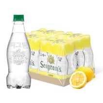 코카콜라 씨그램 라벨프리 레몬 350ml, 24개