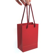 미니 종이 가방 쥬얼리 화장품 보석 선물 포장 쇼핑백 레드 스몰사이즈 작은가방 소확행몰