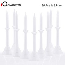 가정용골프연습장 실내골프연습기 골프그물망 30 팩 업 그레 이드 빅 컵 플라스틱 골프 티 83mm 재활용 사, 05 White
