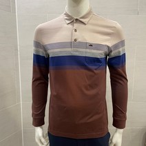 [PAT/피에이티] 중년 남성 편하게 입기 좋은 봄 가을 간절기 상단 블럭 뗑깡 남자 긴팔 티셔츠 아빠 할아버지 선물 옷 1G55151