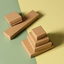 쥬얼리 선물포장 상자 귀걸이 목걸이 반지 악세사리 민자케이스, 레트로상자 크라프트