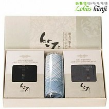 로하스 한지 중목양말 손수건 셋트 닥나무 원료