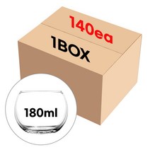 캔들 용기 미니 어항 투명 180ml 140개 박스