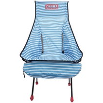 일본직발송 9. 첨스(CHUMS) CHUMS(첨스) 폴딩의자 부비풋하이 Folding Chair Booby Foot High CH62 -1171, One Size_화이트  블루, One Size_화이트  블루, 화이트  블루