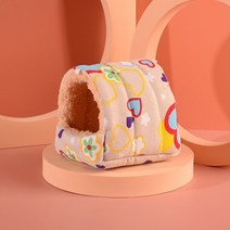 애완 동물 햄스터 둥지 봉제 따뜻하고 편안한 겨울 앵무새 해먹 동굴 케이지 오두막 텐트 조류 용품 여러, 12 12_03 L 15x15cm