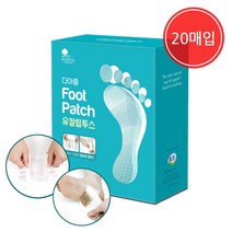 [AGA1943] 다아름 밴드형 발패치 유칼립투스 20매 대용량 풋패치, 1개, 1개