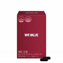 경동제약 위밸류 레드 진생 42캡슐 국내산 6년근 홍삼 진세노사이드 옥타코사놀 비타민E 아연 남성 갱년기여성 수험생 건강기능식품, 3통, 126캡슐