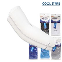 여름 팔토시 쿨토시 자외선차단 냉감 아이스 액트 남성 여성 자전거 등산 골프, 국산 액트 스트라이프 쿨토시 검정