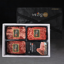명품 한우선물 1등급 구이세트 1kg 등심 채끝 불고기 한우선물세트 고급부직포가방 설선물 부모님선물