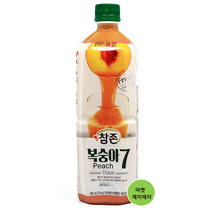 참존 복숭아7 -PET, 4개, 835ml