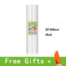 삼면포장기 스틱포장기식품 보관 팩 수비드 5 롤 진공 포장기, 25-500CM