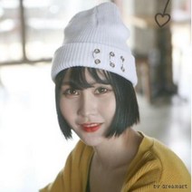 독특한모자 써클 피어싱 비니