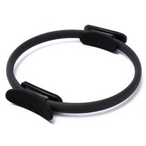 스파인코렉터 홈 필라테스 요가 스트레칭 기구 피트니스 링 여성 소녀 서클 매직 듀얼, 검은색