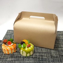 브라운 선물상자(특대) 손잡이선물상자 쿠키상자 대형상자, 1장, 크라프트 선물상자(특대)