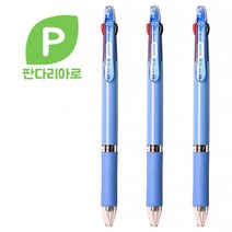 판다리아로 밀룩스 0.7mm 3색볼펜, 5개입, 보라색