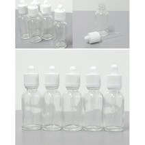 시료 보관 실험 용기 유리 스포이트병 30ml 5개 부품 학습 관찰