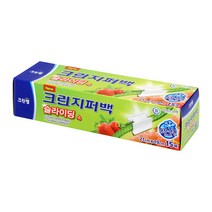 크린랲 크린 슬라이딩 지퍼백 소 21 x 19 cm, 15매입, 3개, 소(S)