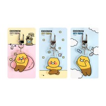 카카오프렌즈 춘식이 아크릴 키링 에어팟키링 버즈키링 귀여운키링 캐릭터, 사뿐