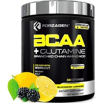 Forzagen BCAA 파우더 및 글루타민 30회분 분지쇄 아미노산 운동 후 회복 빌드 수분 공급 4가지 맛블랙베리 레모네이드, [03] 저장