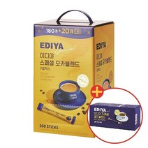 이디야 스페셜 모카블렌드 커피믹스 200T+골드블렌드 커피믹스 20T 추가증정, 1팩