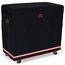 Turtle-Life BBQ 그릴 커버 116 8cm(46인치) 튼튼한 방수 바베큐 가스 커버 Weber Genesis Char-Broil Brinkmann용 2년 이내에 변색 없, EVO-46in, 블랙.