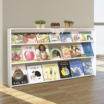 트리앤그린 엘리스전면책장 3단 A형, 없음, 오크