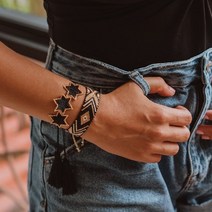 주얼리 Go2boho 터키 이블 아이 팔찌 미유키 스타 그리스 눈 Pulseras Femme 수제 보석 친구 선물