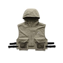 조규성조끼 산악조끼 밀리터리 멀티 포켓 산악룩 카고 베스트 포켓 망 루즈핏 상의