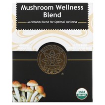 유기농 허브티 버섯 웰니스 블렌드 무카페인 18티백 1.14oz(32g)