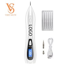 고주파 미용기기 laser plasma pen face skin dark spot remover mole 문신 제거 기계 facial freckle tag 사마귀 제거 뷰티, 검은색