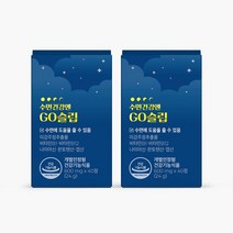 [피토틱스] 수면건강엔 GO슬립 RBS 판토텐산 미강주정쌀겨추출물 2BOX/80정 (20일분), 40정, 2개