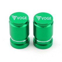 휠캡스티커 Wheel Tire Valve Caps Airtight Cover For Voge 500DS 300AC 300R ER10 SR4 350 AC DS, 07 Green