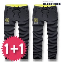 블루포스 남성용 비스퍼 트레이닝 바지 세트 1+1 총2장 베이직핏 추리닝바지 단체복 홈웨어