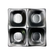 굿다이닝 매트 4절찬기, G-0525 (21.5 x 21.5), 블랙